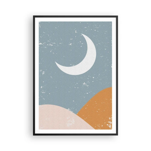 Pôster com moldura preta - Milagre de muitas noites - 70x100 cm