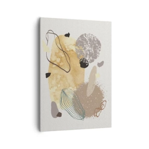 Quadro em tela - Plumcologia aplicada - 50x70 cm