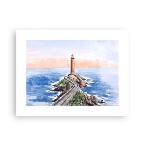 Pôster - De frente para o mar - 40x30 cm