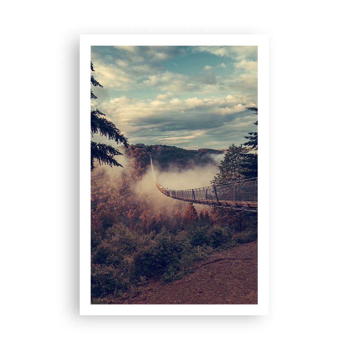 Pôster - Na floresta de outono - 61x91 cm