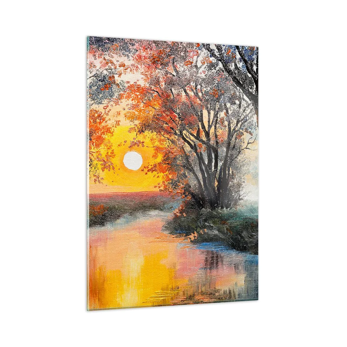 Quadro em vidro - Vibrações de outono - 50x70 cm