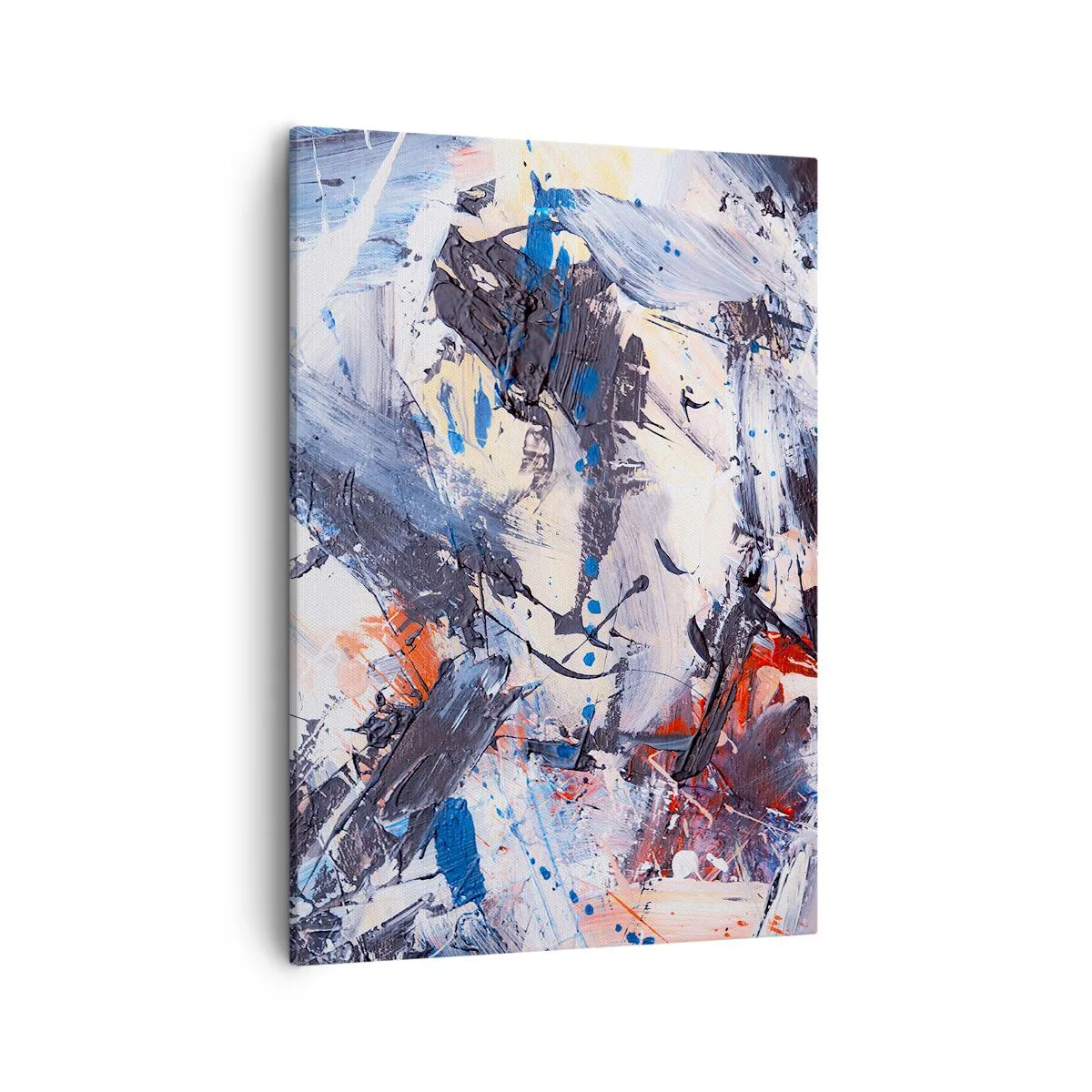 Quadro em tela - Dança louca da abstração - 50x70 cm