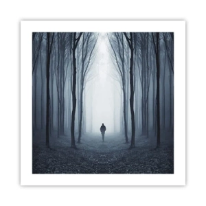 Pôster - Tudo simples e claro - 50x50 cm