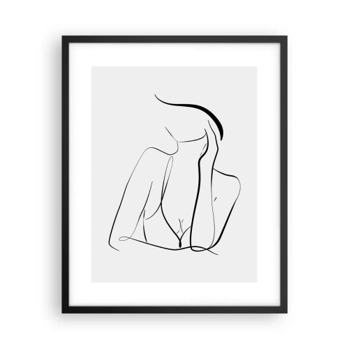 Pôster com moldura preta - Na onda dos sonhos - 40x50 cm