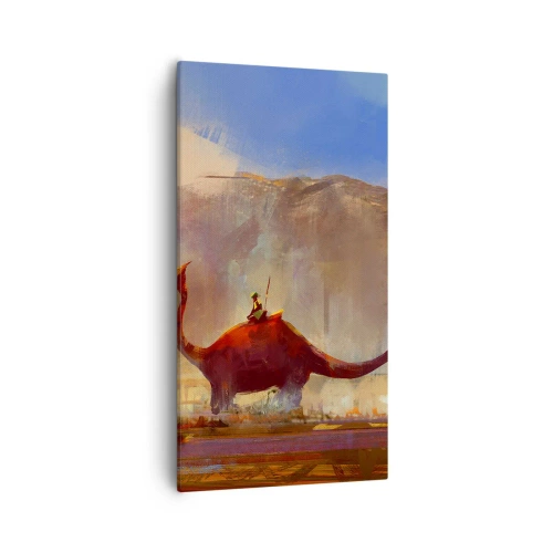Quadro em tela - Se não estivessem extintos - 55x100 cm