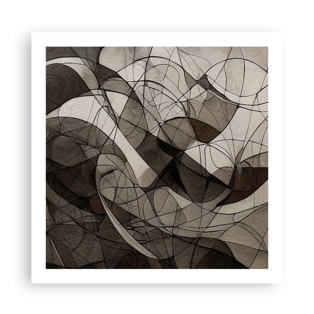 Pôster - Circulação das cores da terra - 60x60 cm