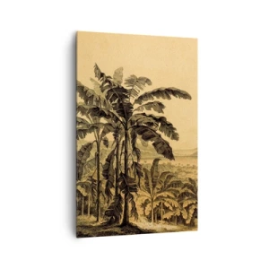 Quadro em tela - num clima colonial - 80x120 cm