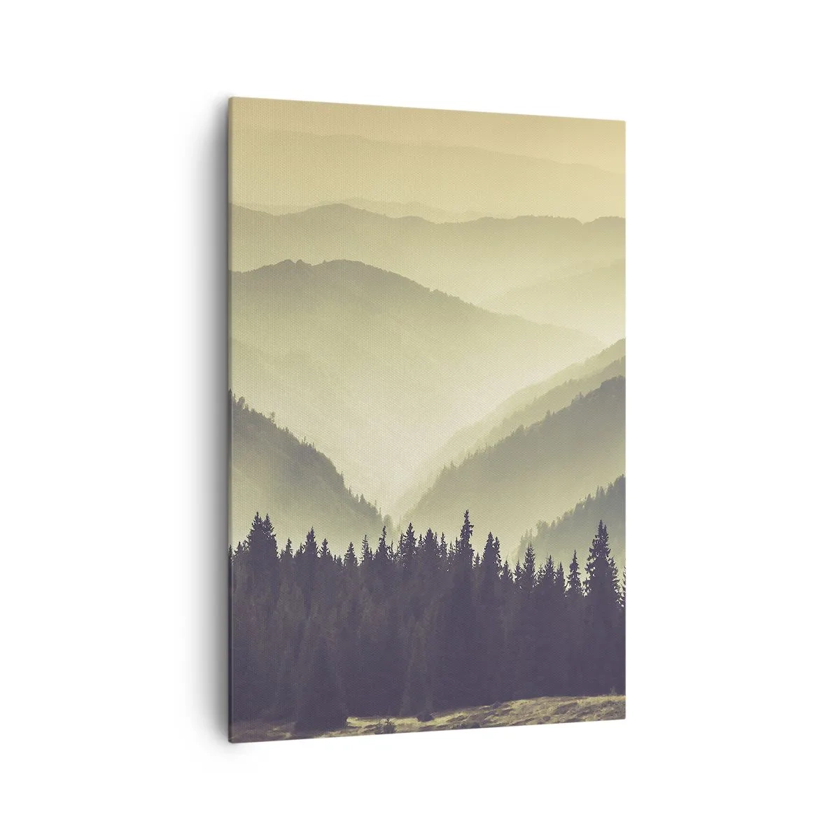 Quadro em tela - Atrás das sete montanhas... - 70x100 cm