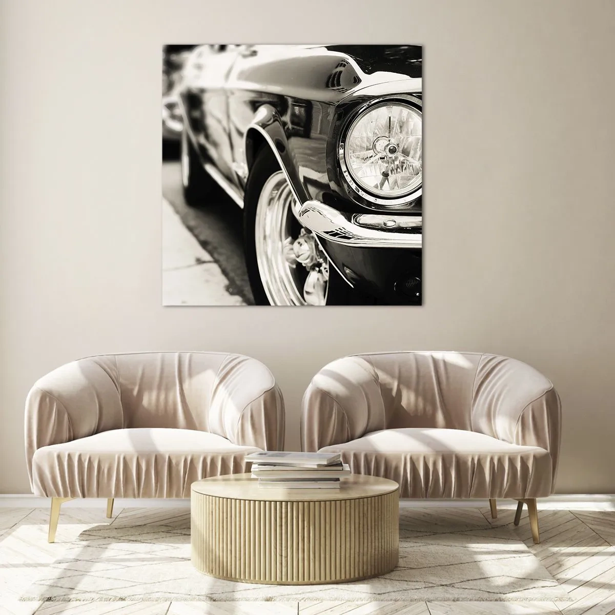 Quadro em vidro - Brilho permanente - 40x40 cm