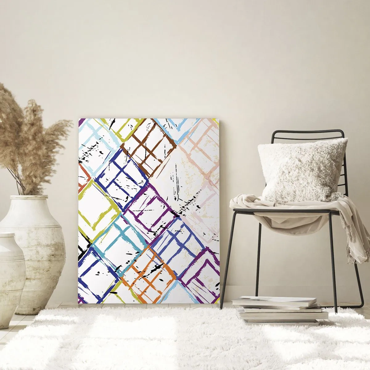 Quadro em vidro - Quartos para alugar - 50x70 cm