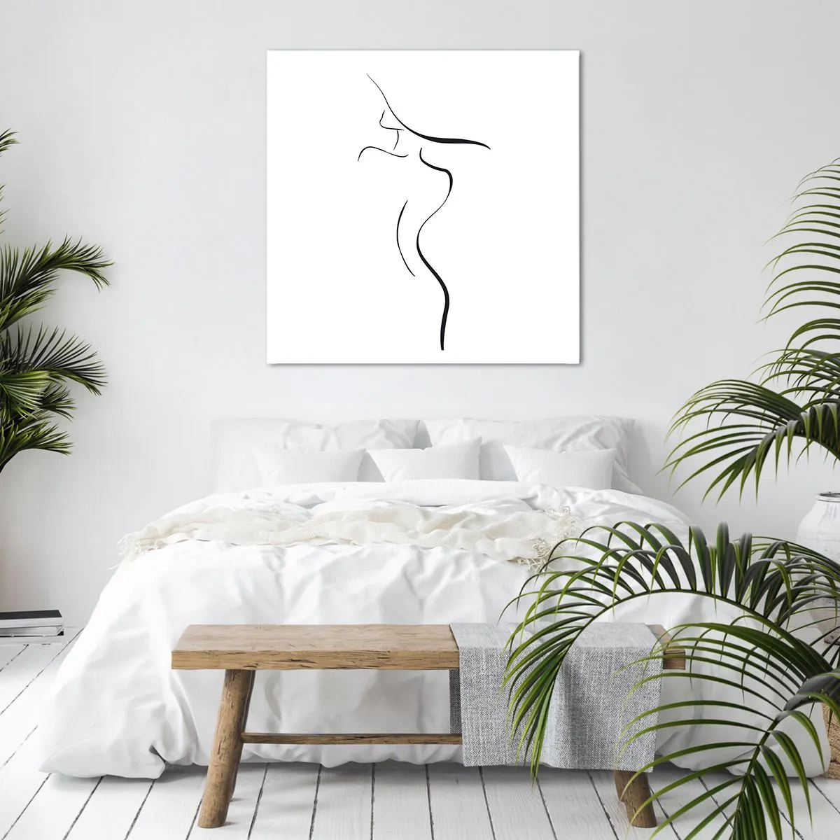 Quadro em tela - Elusiva como uma onda - 50x50 cm