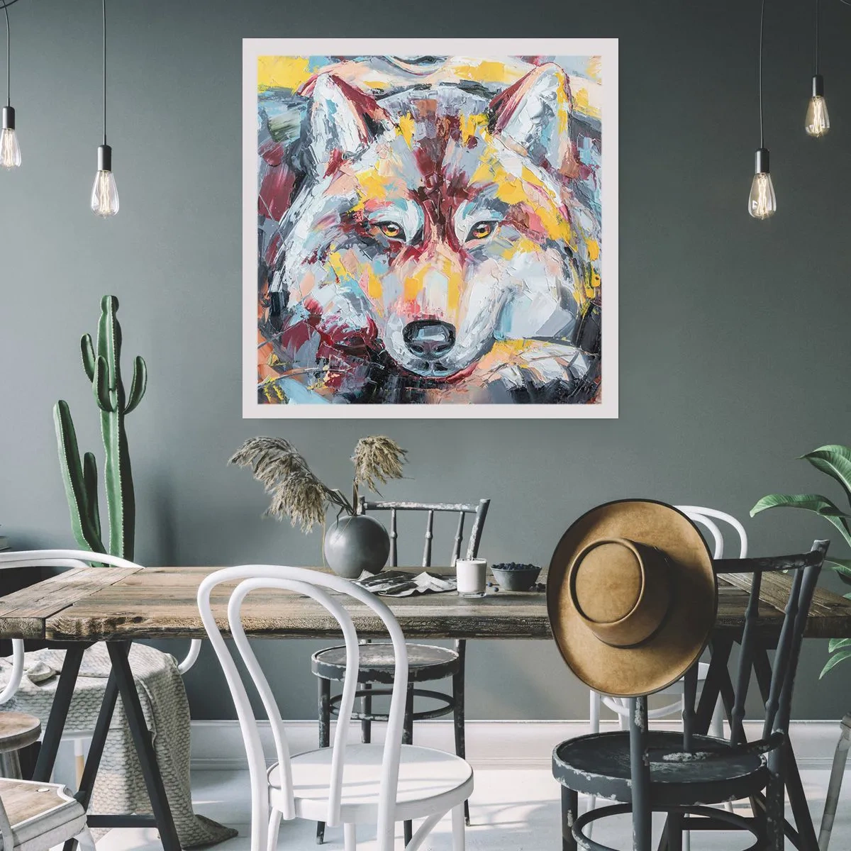 Pôster - Paz entre entes queridos - 60x60 cm