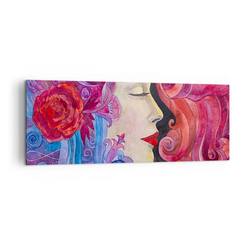 Quadro em tela - Secessão ainda viva - 140x50 cm