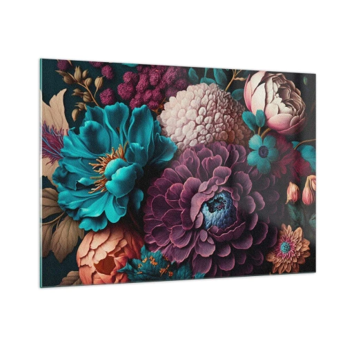 Quadro em vidro - Natureza em abundância - 100x70 cm