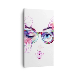 Quadro em tela - Uma promessa tentadora - 45x80 cm