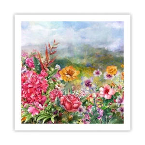 Pôster - O jardim que enlouqueceu - 60x60 cm