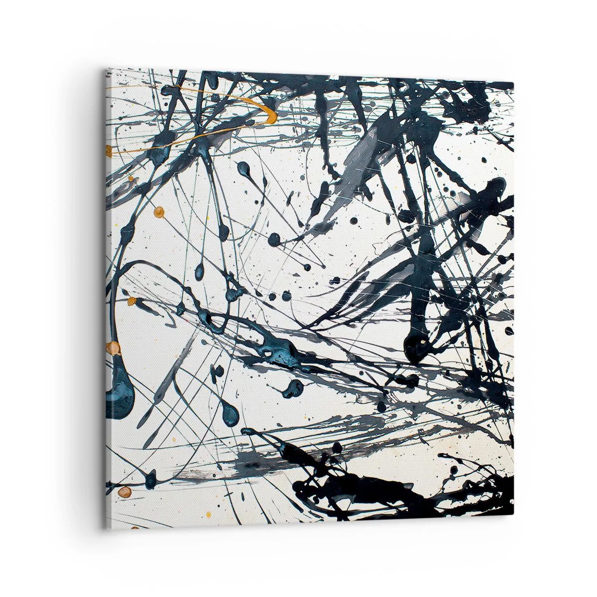 Quadro em tela - Abstração expressionista - 60x60 cm