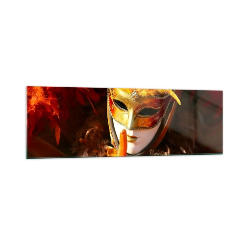Quadro em vidro - O mistério faz parte do jogo - 160x50 cm