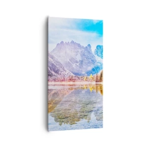 Quadro em tela - E nas montanhas é outono - 65x120 cm