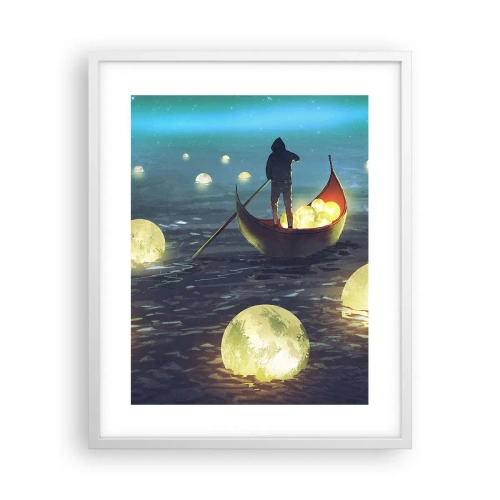 Pôster em moldura branca - Coisas com as quais os filósofos nunca sonharam - 40x50 cm