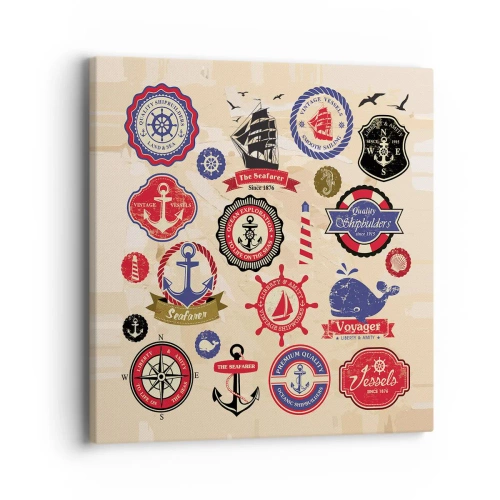 Quadro em tela - Irmandade da vela - 40x40 cm