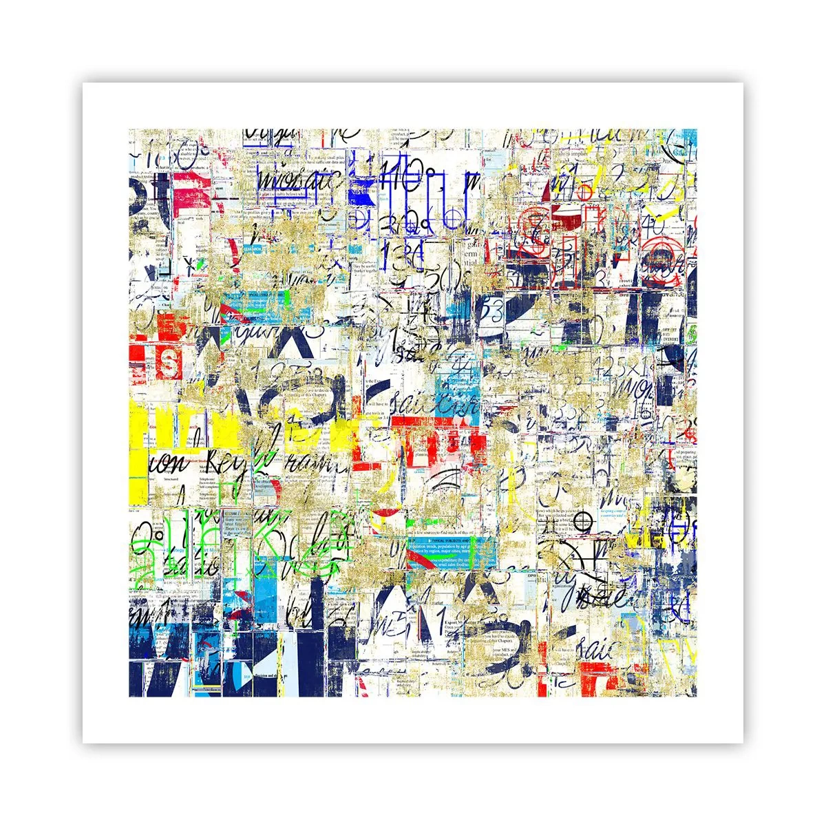 Pôster - Simplesmente agradável aos olhos - 50x50 cm