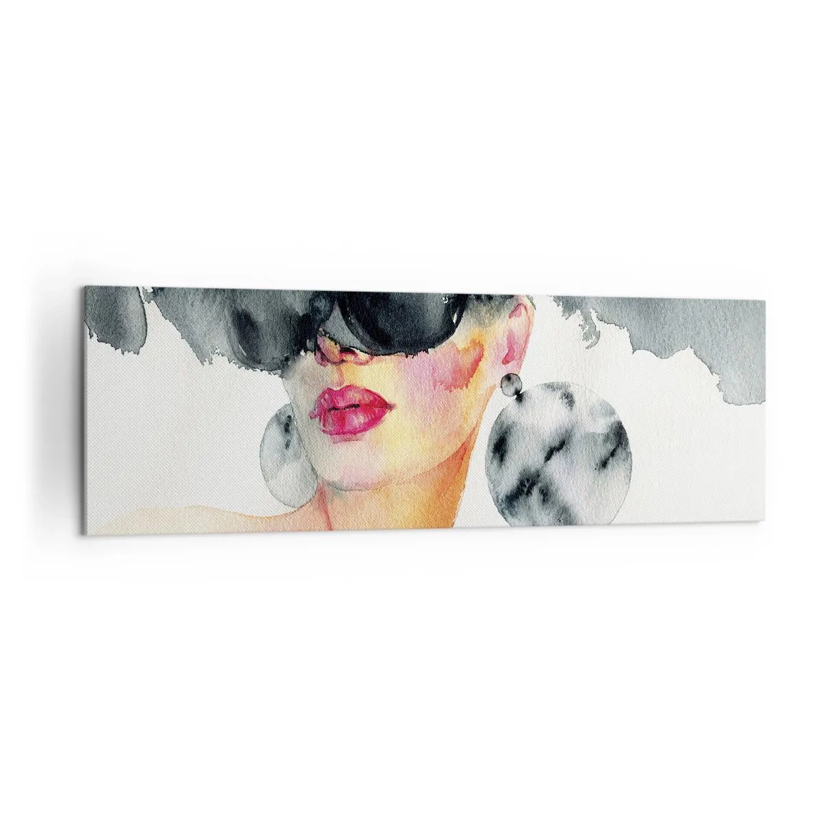 Quadro em tela - O segredo da elegância - 160x50 cm