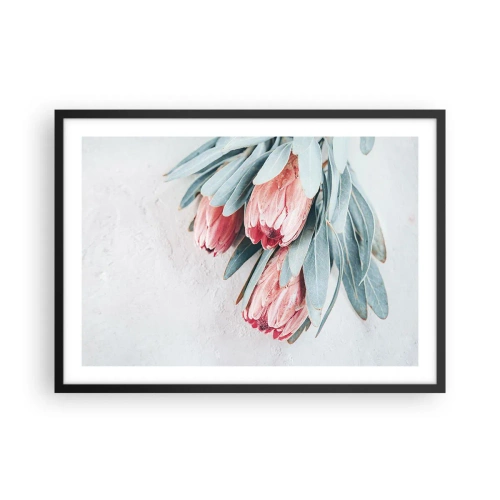 Pôster com moldura preta - Envergonhadas da sua própria beleza - 70x50 cm