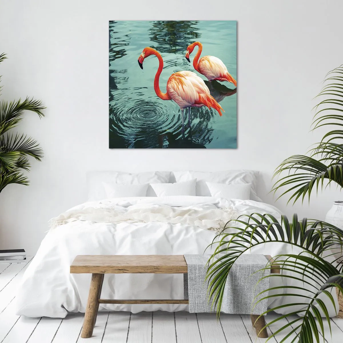 Quadro em tela - Estamos na moda agora - 70x70 cm