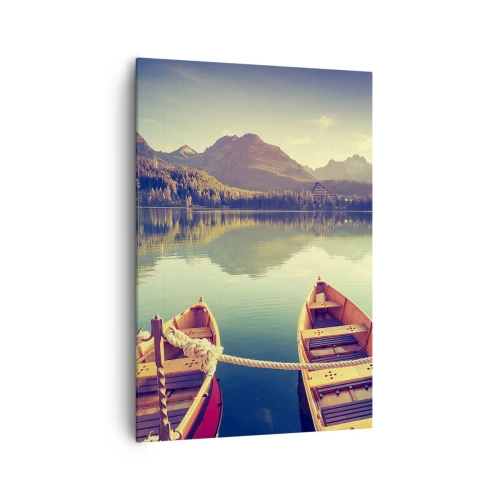 Quadro em tela - Viver de acordo com as suas leis - 70x100 cm