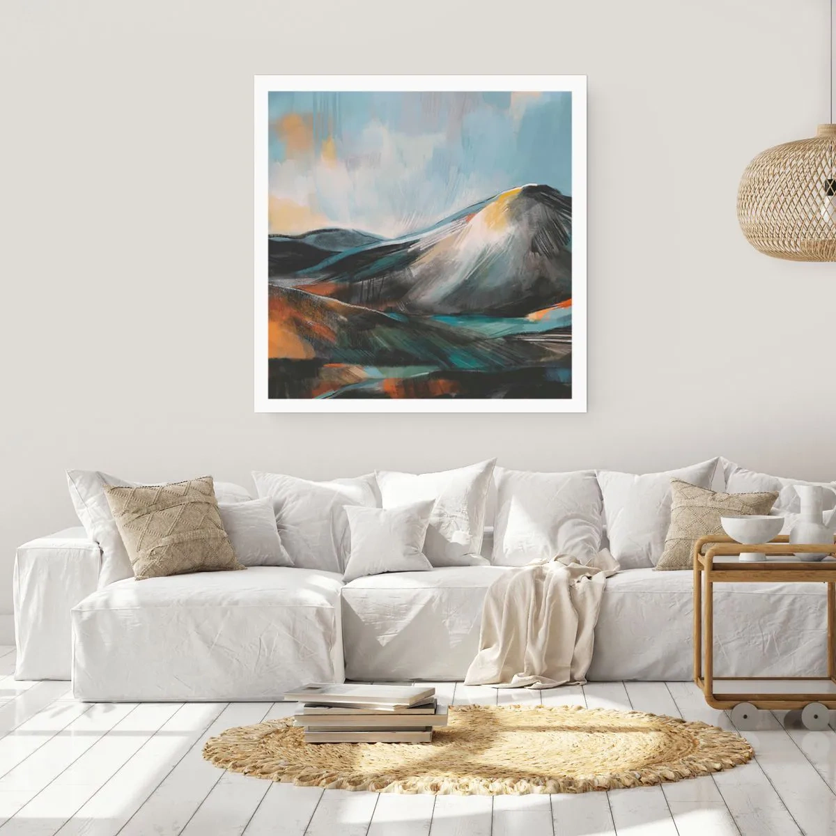 Pôster - Cru e lindo - 40x40 cm