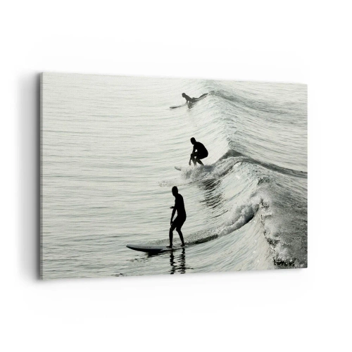 Quadro em tela - Para conhecer a onda - 120x80 cm