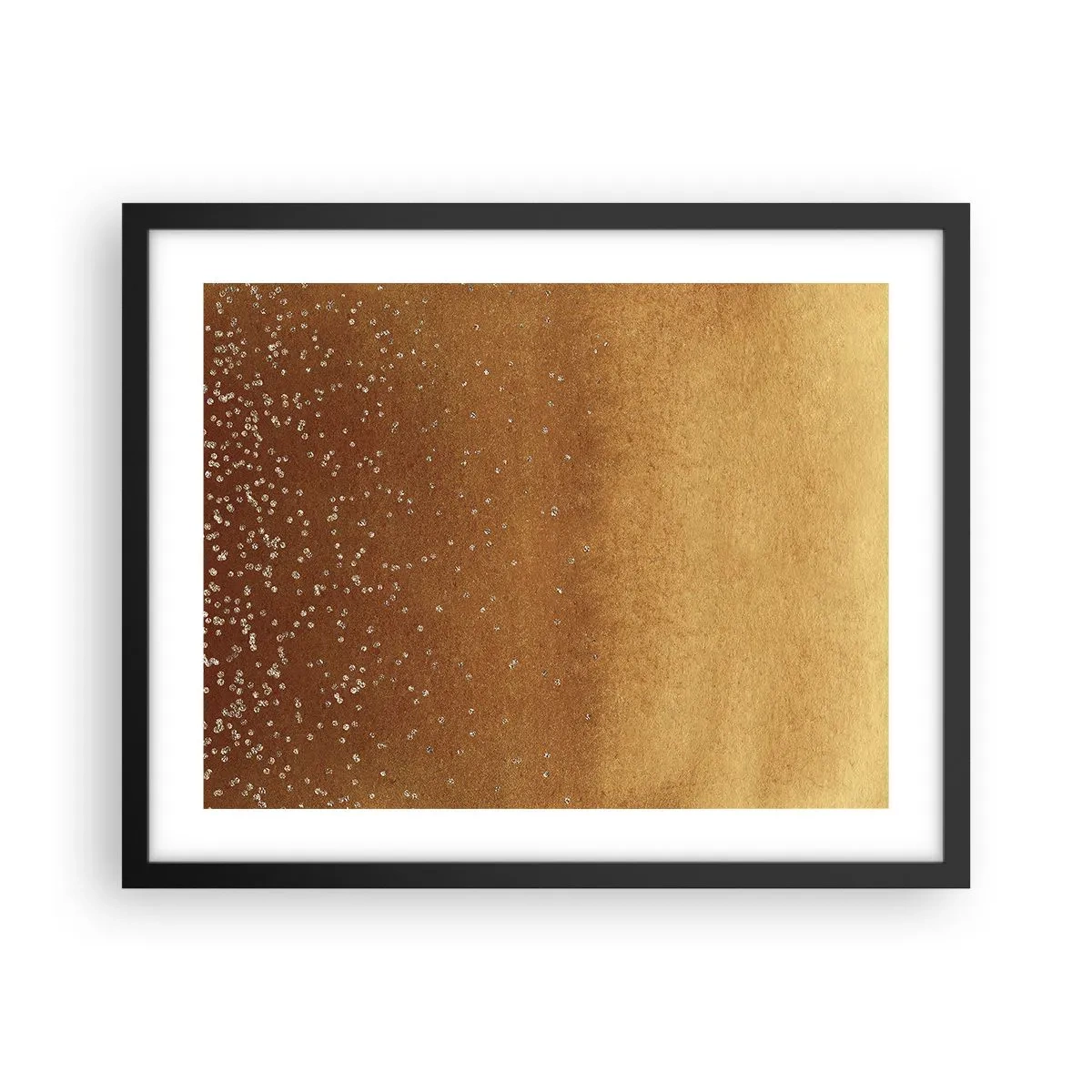 Pôster com moldura preta - O nascimento da luz - 50x40 cm
