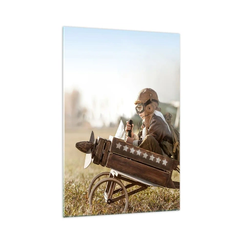 Quadro em vidro - O início rumo a um sonho - 70x100 cm