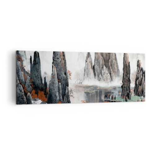Quadro em tela - Poderosos guardiões  - 140x50 cm