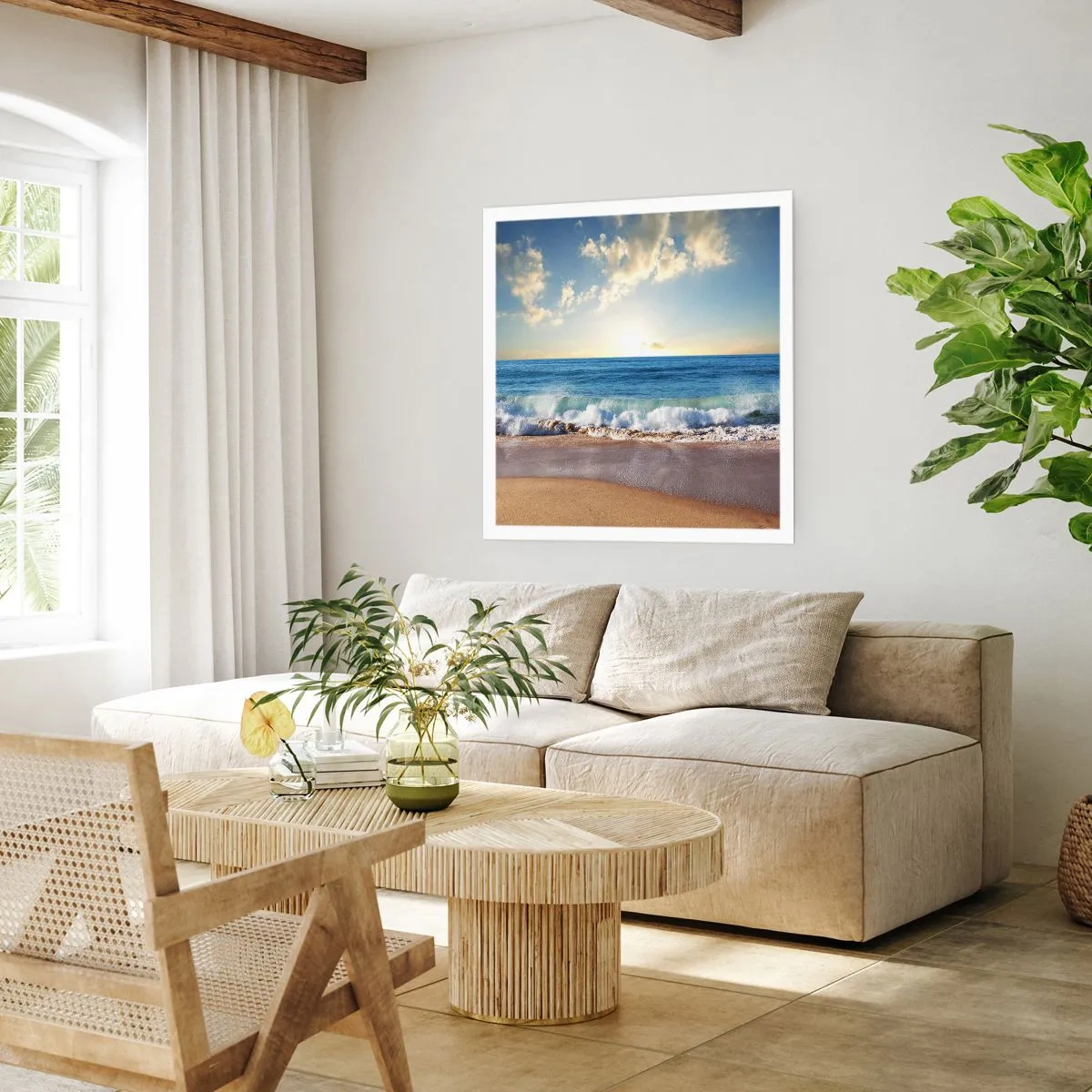 Pôster - Movimento e quietude ao mesmo tempo - 40x40 cm