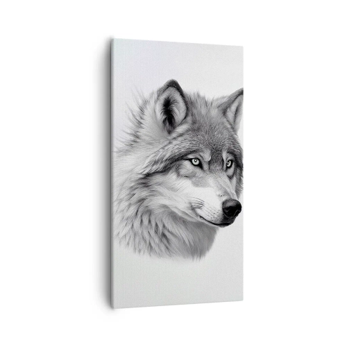 Quadro em tela - Alfa – sem dúvida - 55x100 cm