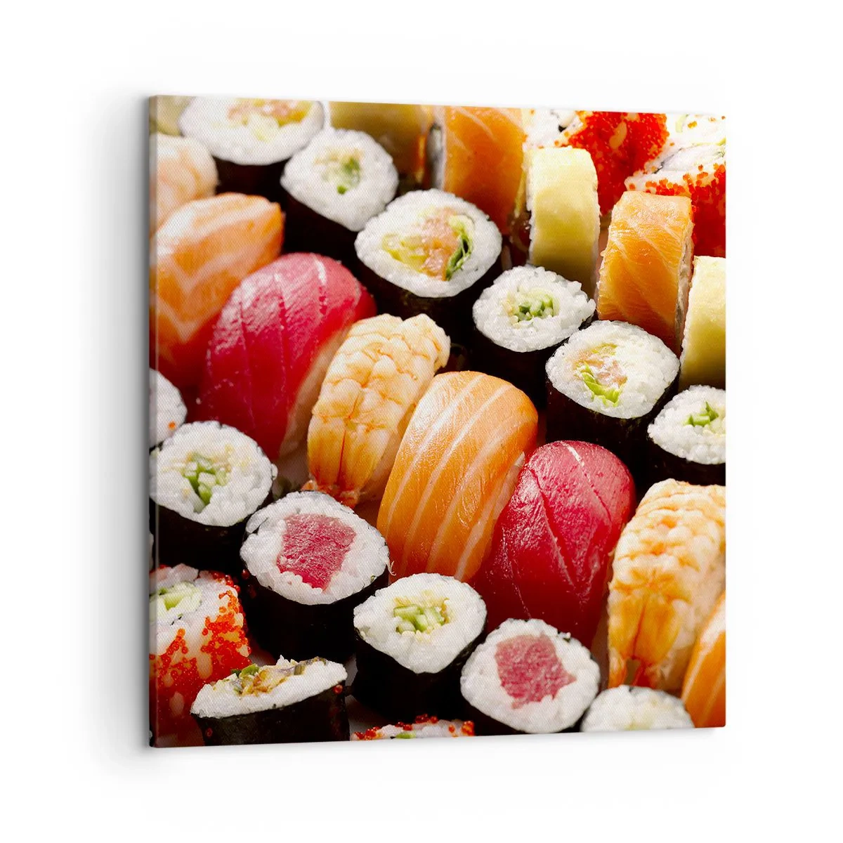 Quadro em tela - Cores e sabores da Ásia - 50x50 cm