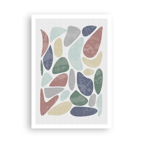 Pôster - Um mosaico de cores em pó - 70x100 cm