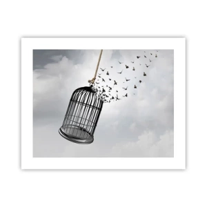 Pôster - Fé... Esperança... Liberdade! - 50x40 cm