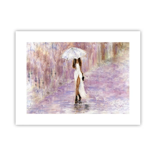 Pôster - Na chuva lilás - 40x30 cm