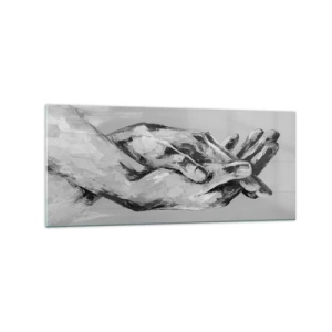 Quadro em vidro - Início... - 120x50 cm