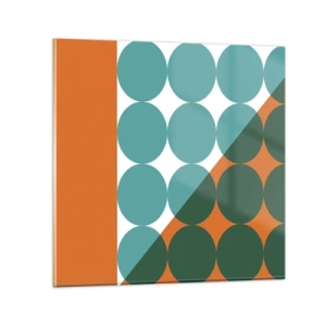 Quadro em vidro - Para cima e na diagonal - 40x40 cm