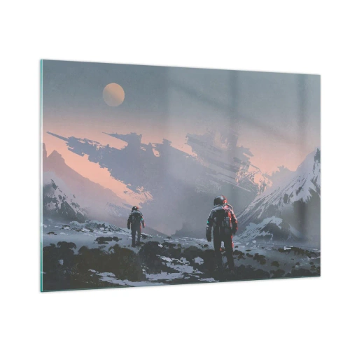 Quadro em vidro - Sob uma estrela desconhecida - 100x70 cm