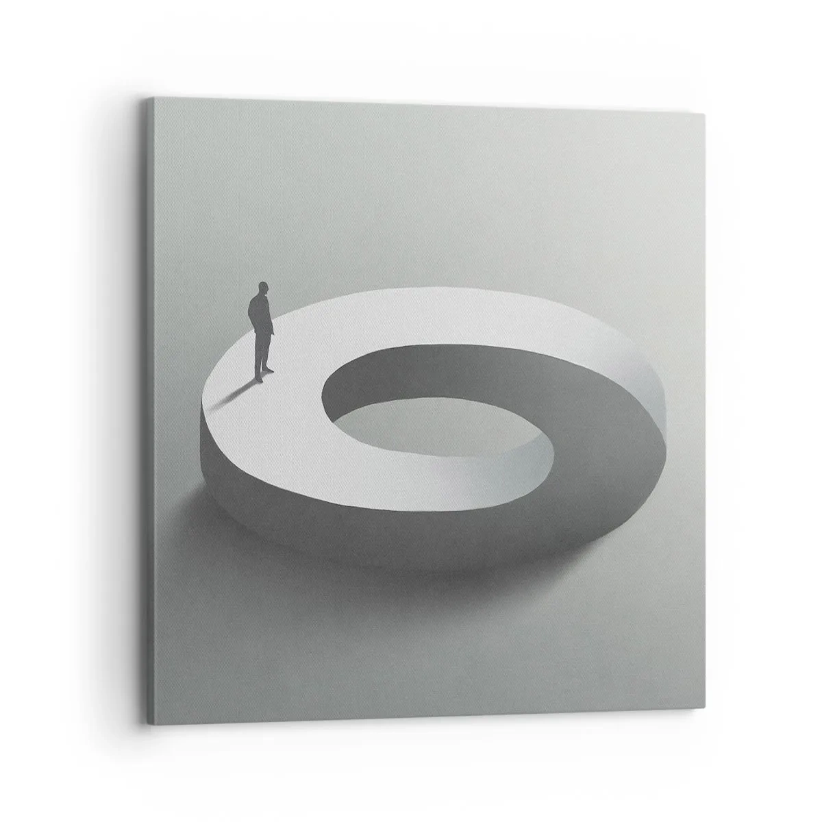 Quadro em tela - Seja inteligente - 70x70 cm