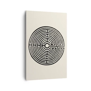 Quadro em tela - Ordem misteriosa - 80x120 cm