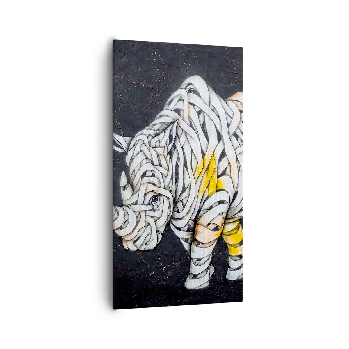 Quadro em tela - Dizer que é casca grossa é um mito - 65x120 cm