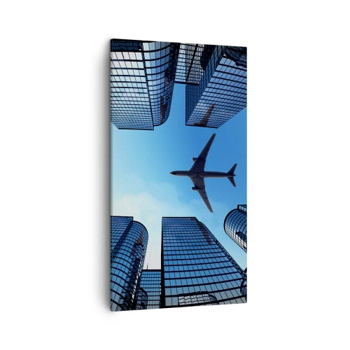 Quadro em tela - Vista do desfiladeiro de vidro - 45x80 cm