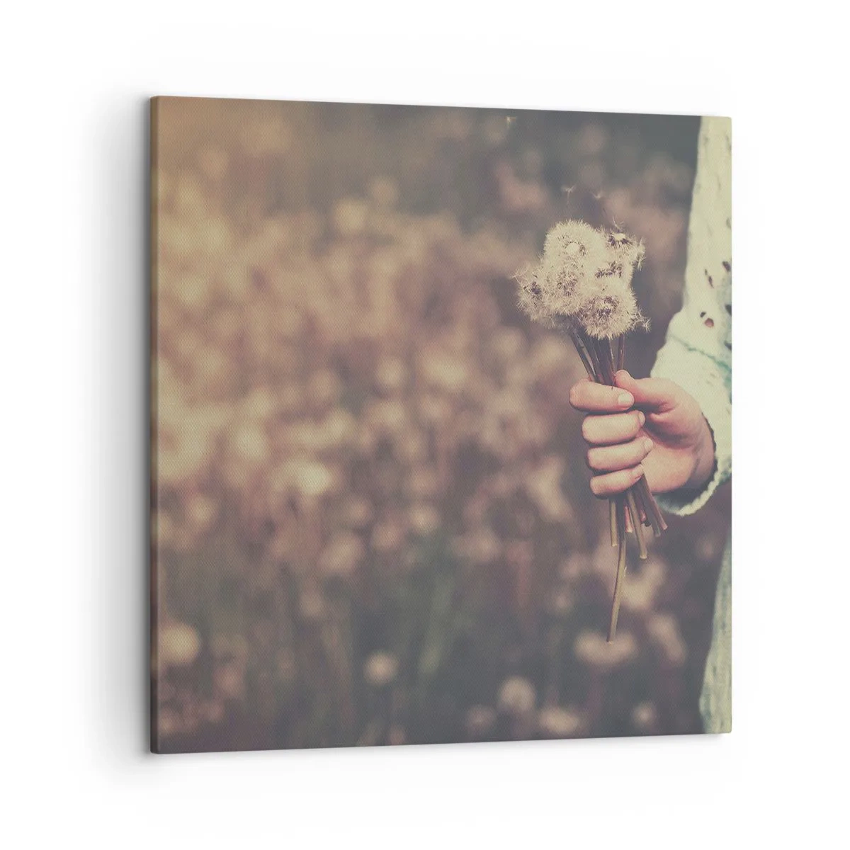 Quadro em tela - Fique com isto, por favor - 50x50 cm