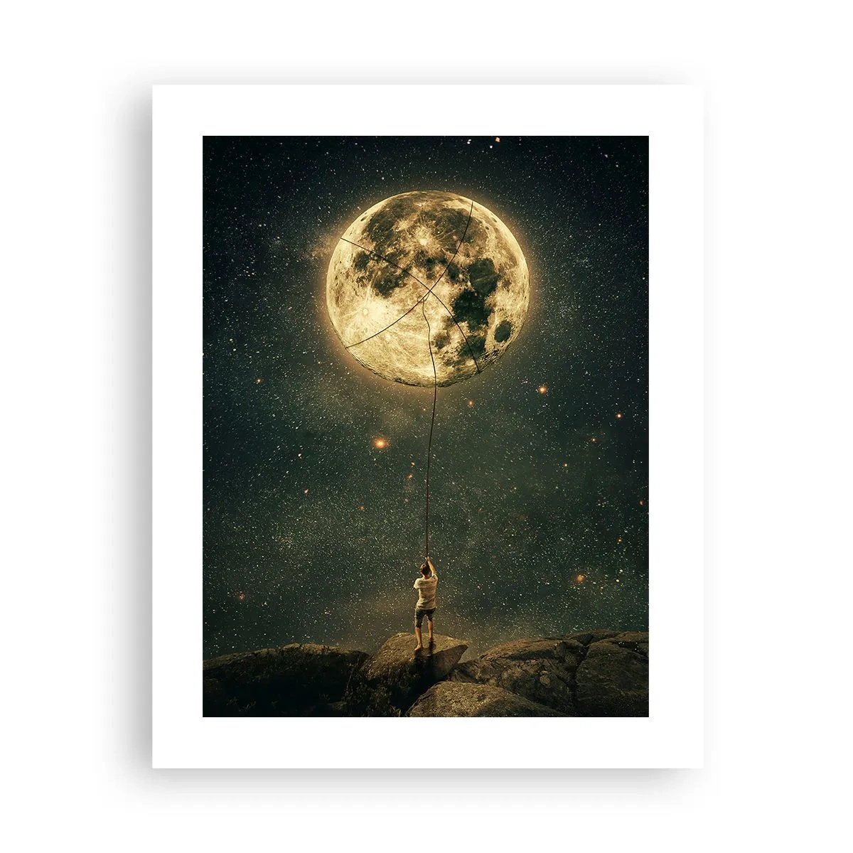 Pôster - Aquele que roubou a lua - 40x50 cm